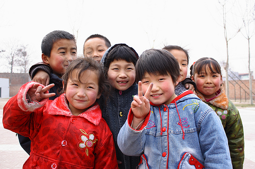 Xi'an school kids